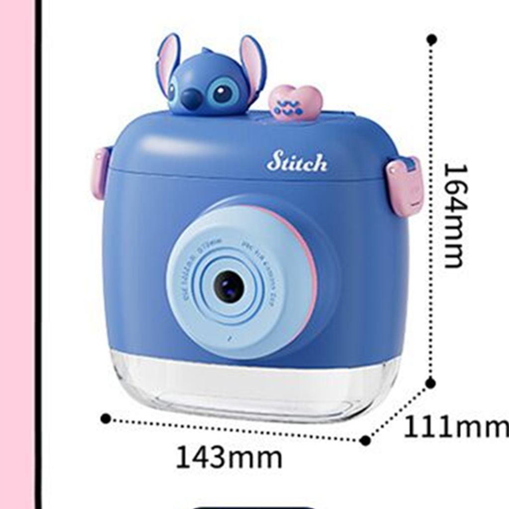 ディズニー スティッチ カメラ型2WAYストローカップ ブルー