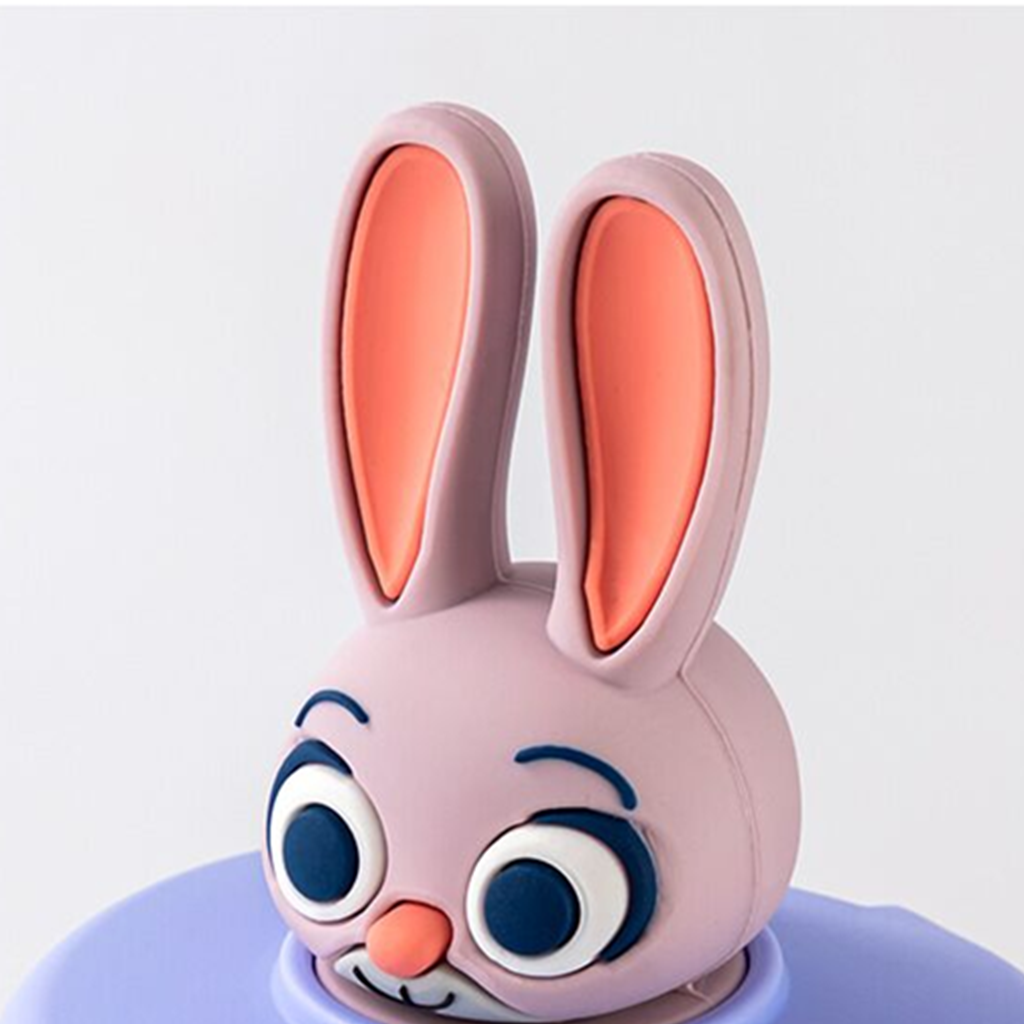 ディズニー ズートピア ジュディ 530ml ワンタッチ直飲みボトル パープル