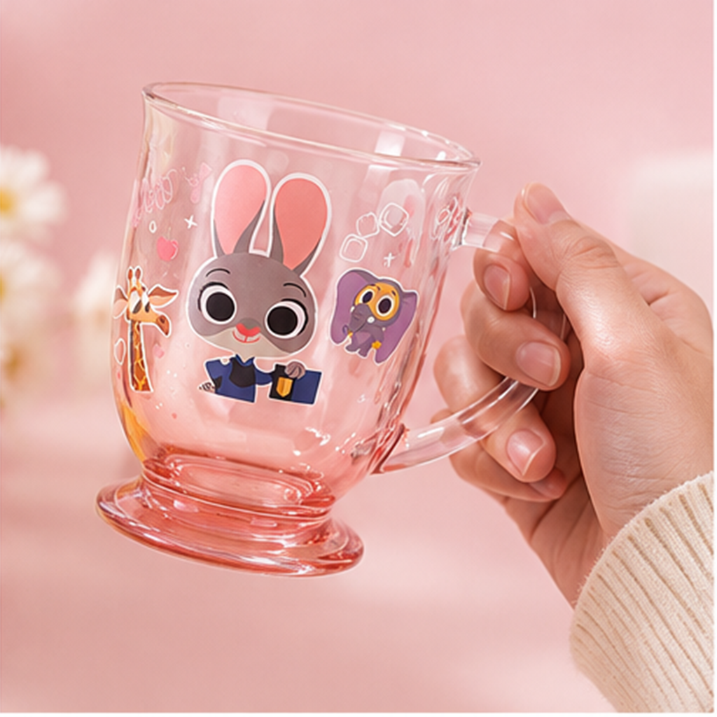 ディズニー ズートピア ジュディ 450ml グラデーションガラスマグ