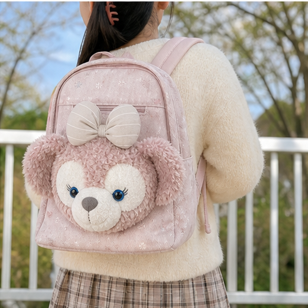 シェリーメイ フェイス付きもこもこリュック
