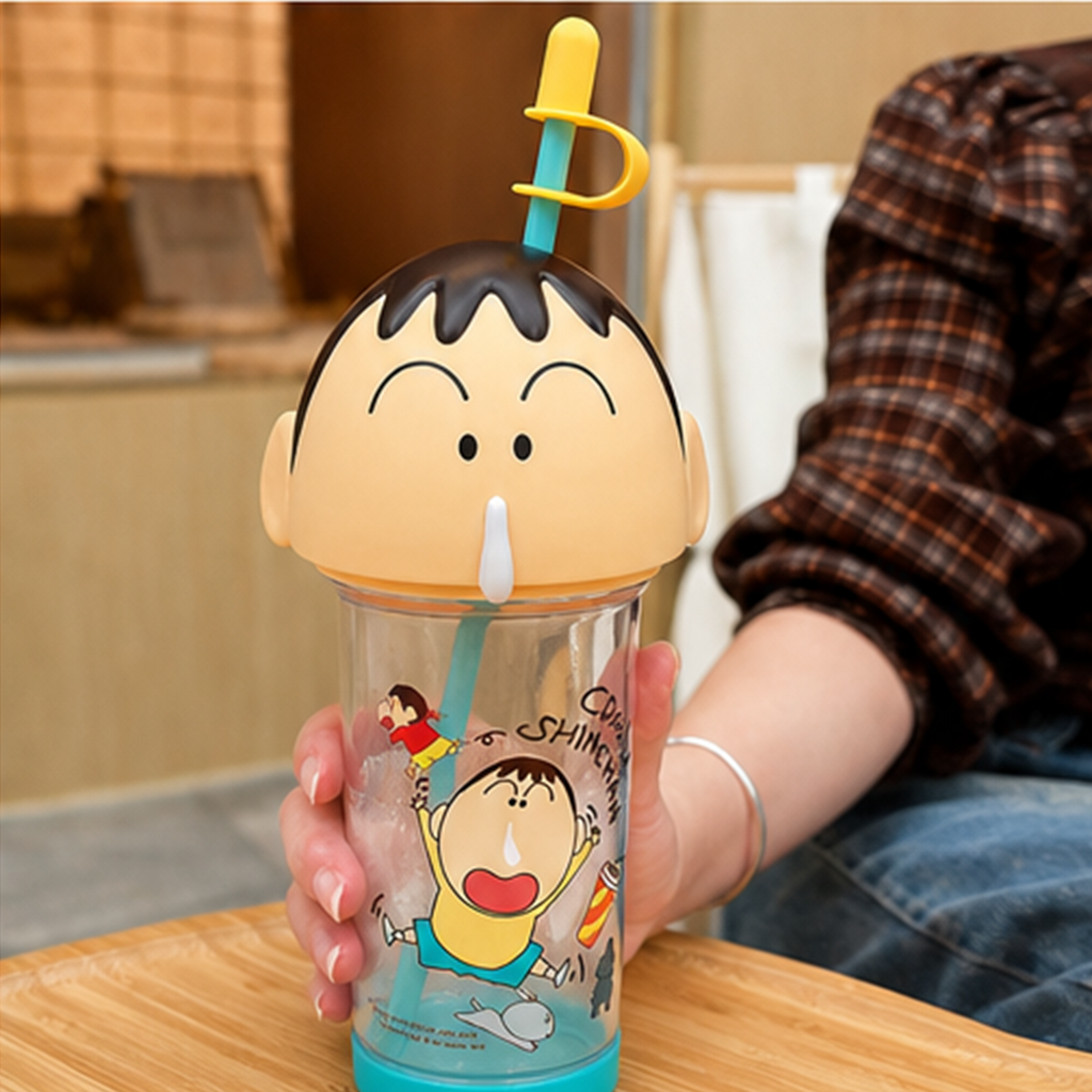 クレヨンしんちゃん ボーちゃん 立体ヘッド Tritanストローボトル