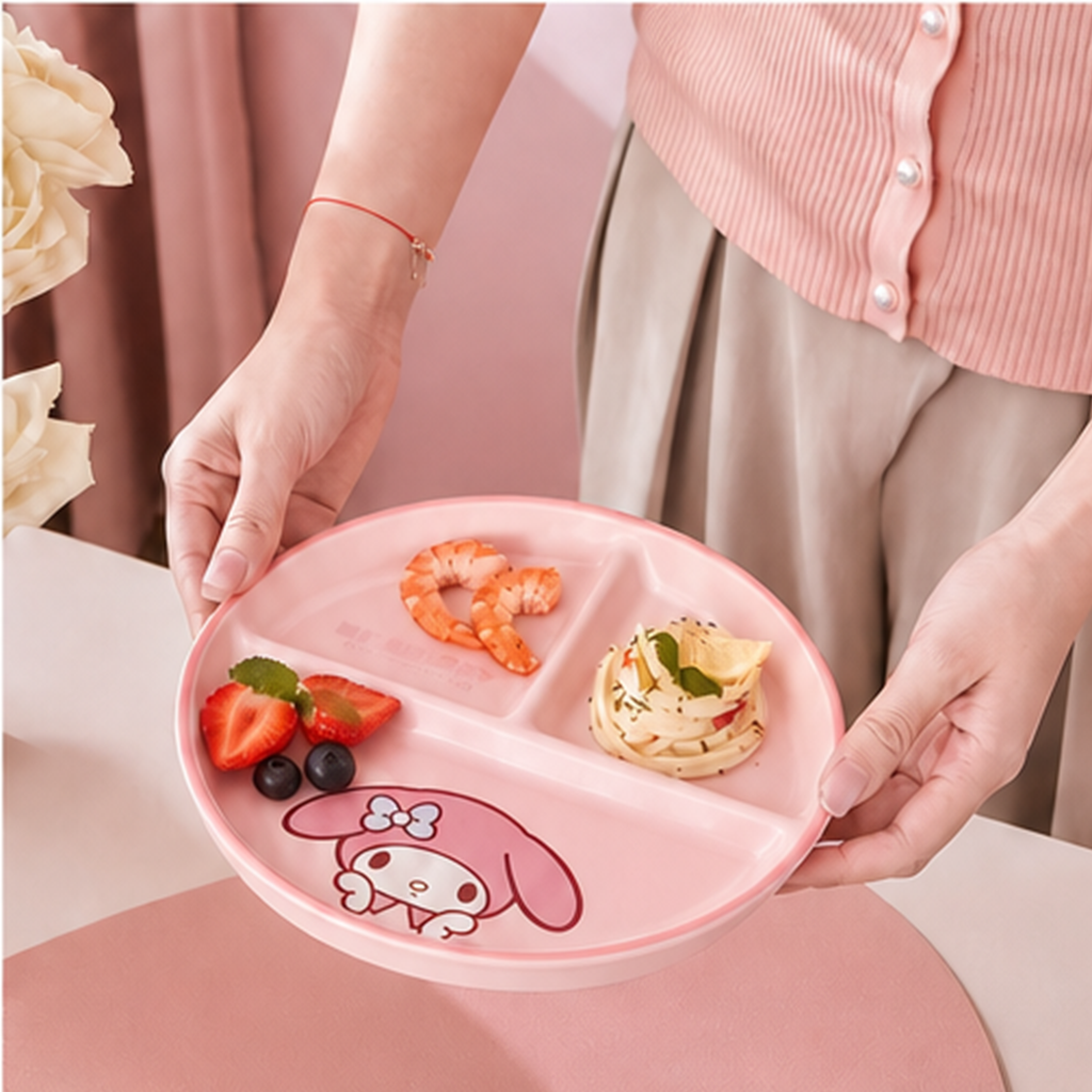 マイメロディ フェイス型セラミックプレート 26.3cm