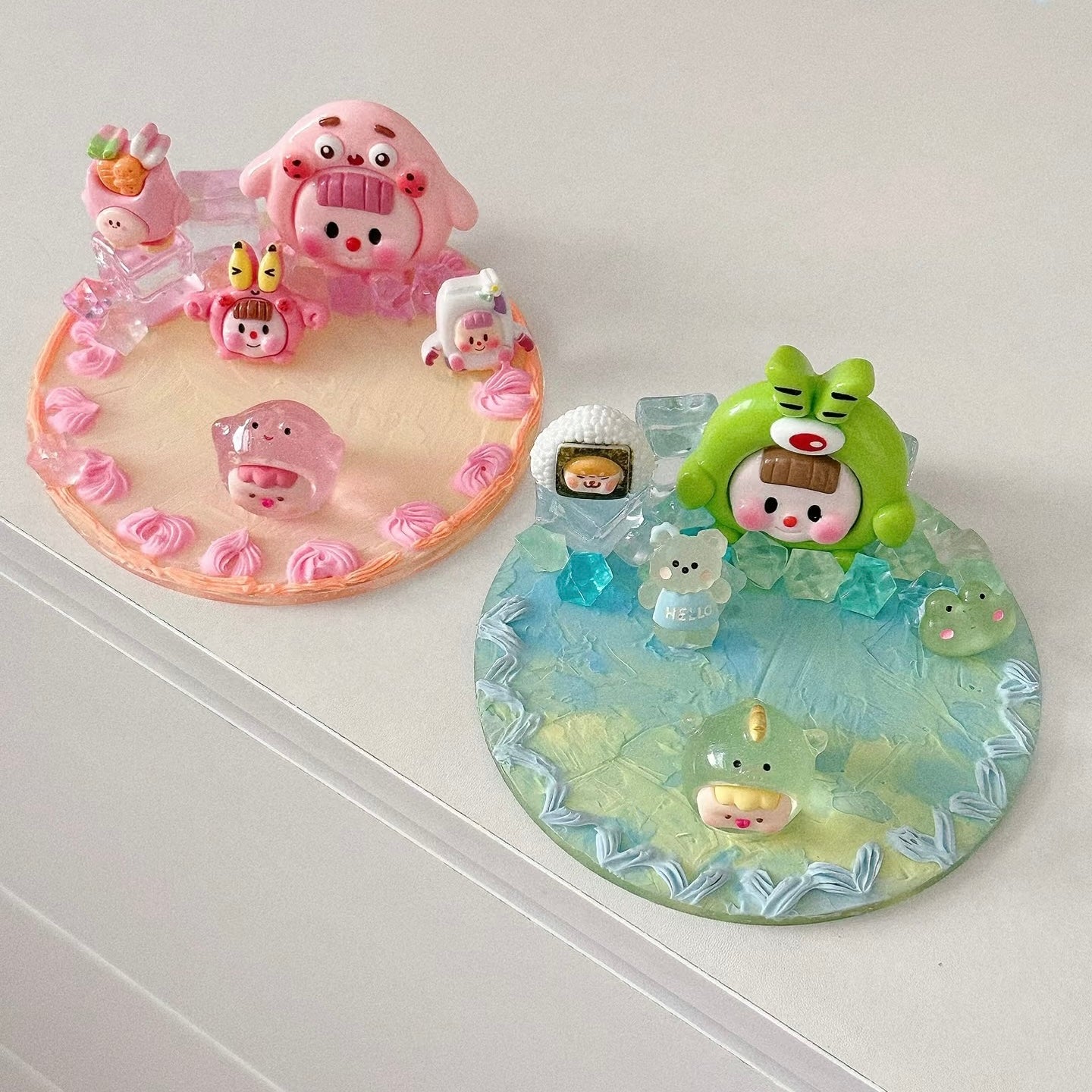 手作り円形アクリル板