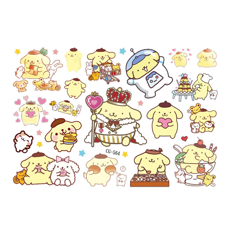 キャラクターのタトゥーシール