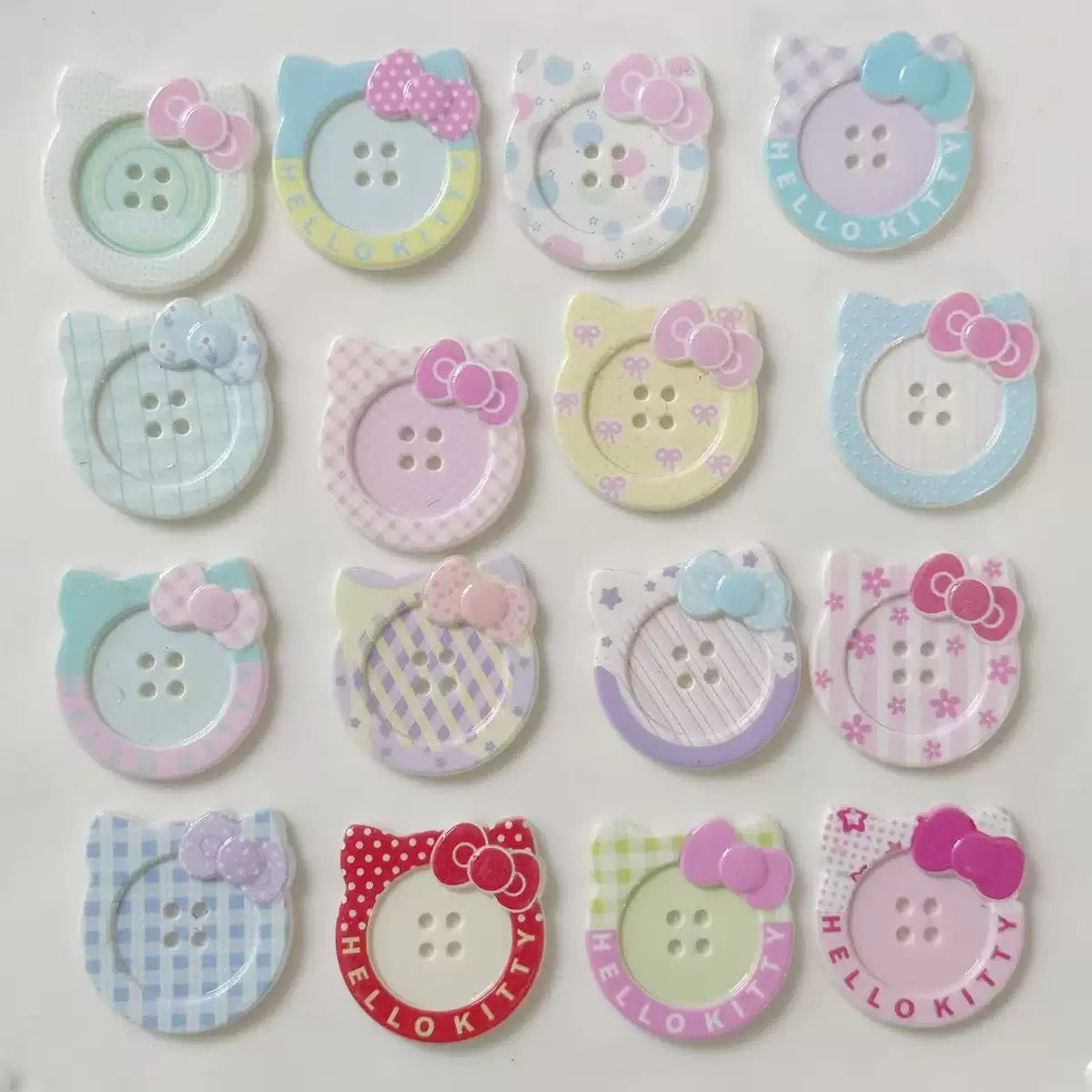 10pcs猫のボタン