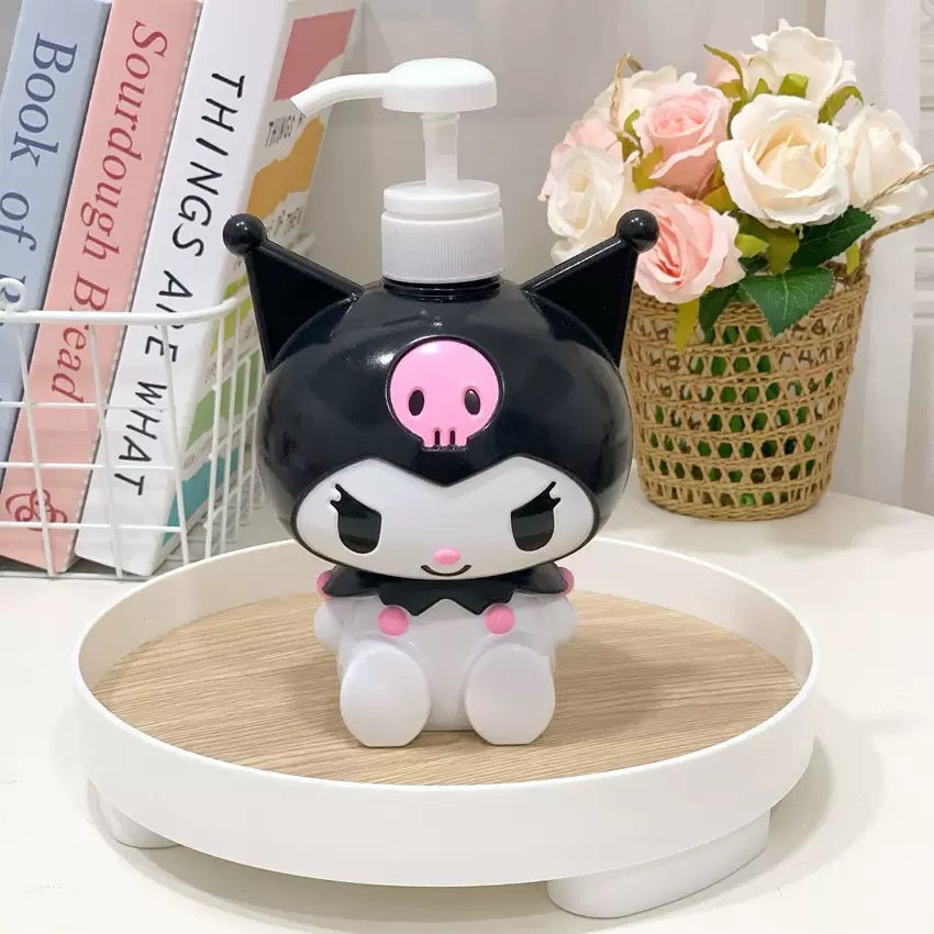 キャラクター押し式分割ボトル600ml
