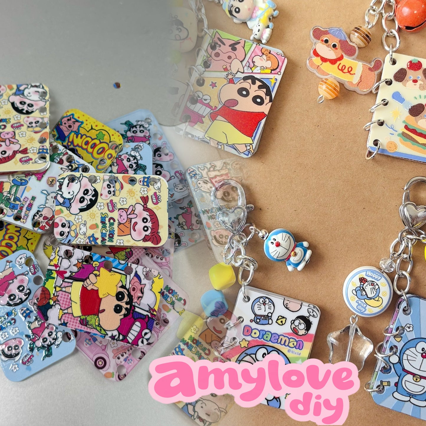DIYアクリルの本10pcs(2種類のIPを選択できます)