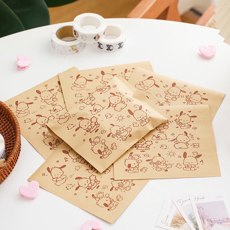 キャラクター入りの牛革製ペーパーギフトバッグ100pcs