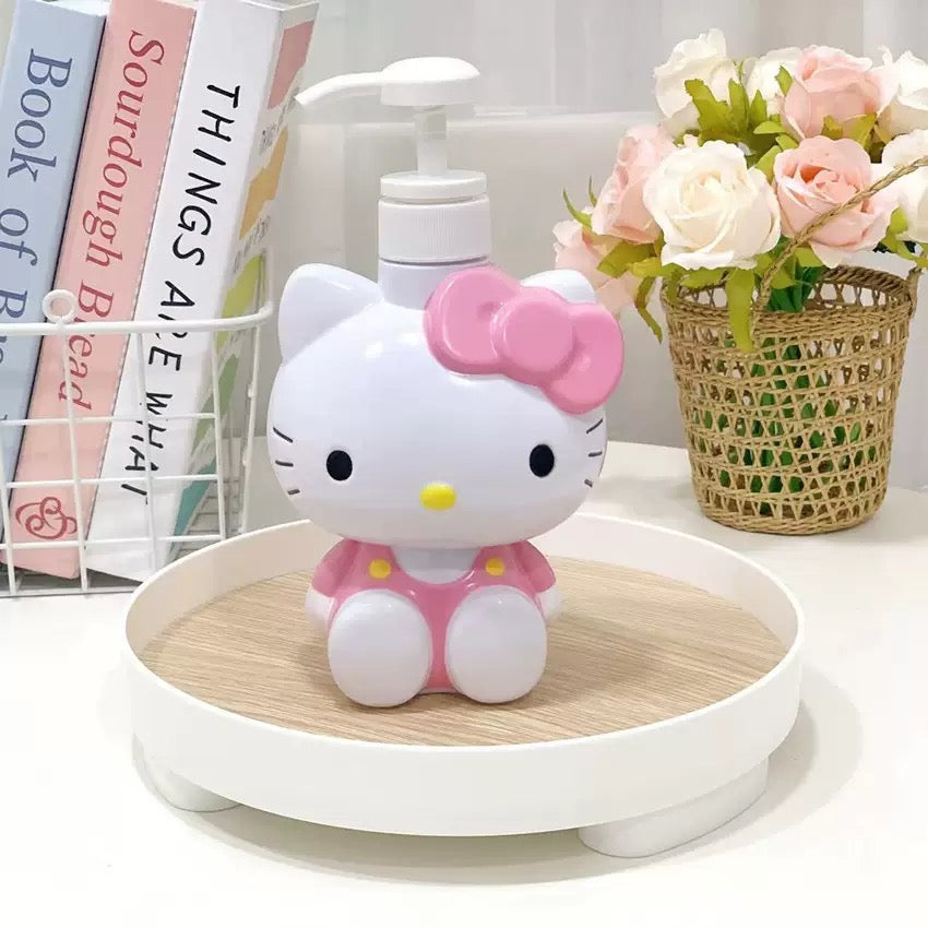 キャラクター押し式分割ボトル600ml