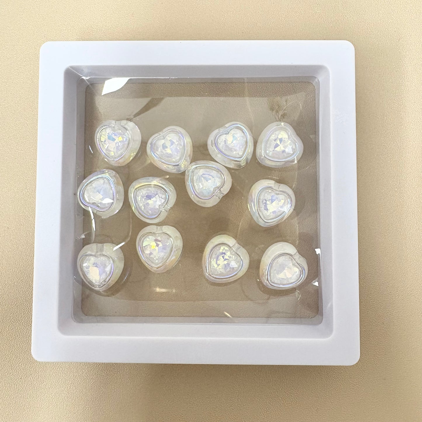 ダイヤモンドのビーズ12pcs