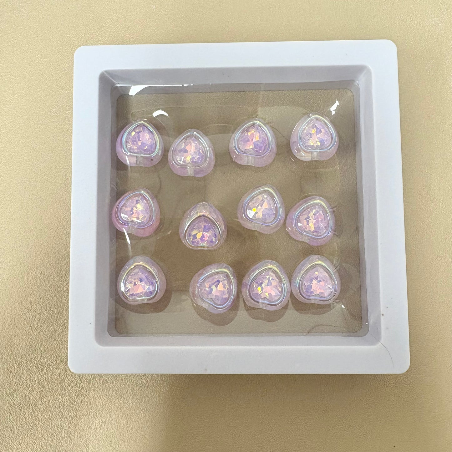 ダイヤモンドのビーズ12pcs