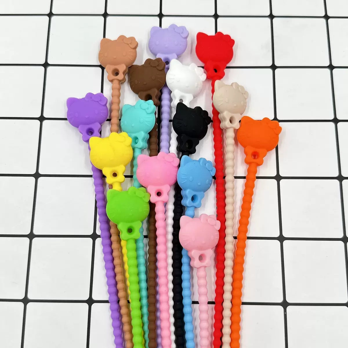 5pcs HelloKityドリップシリコンバンド