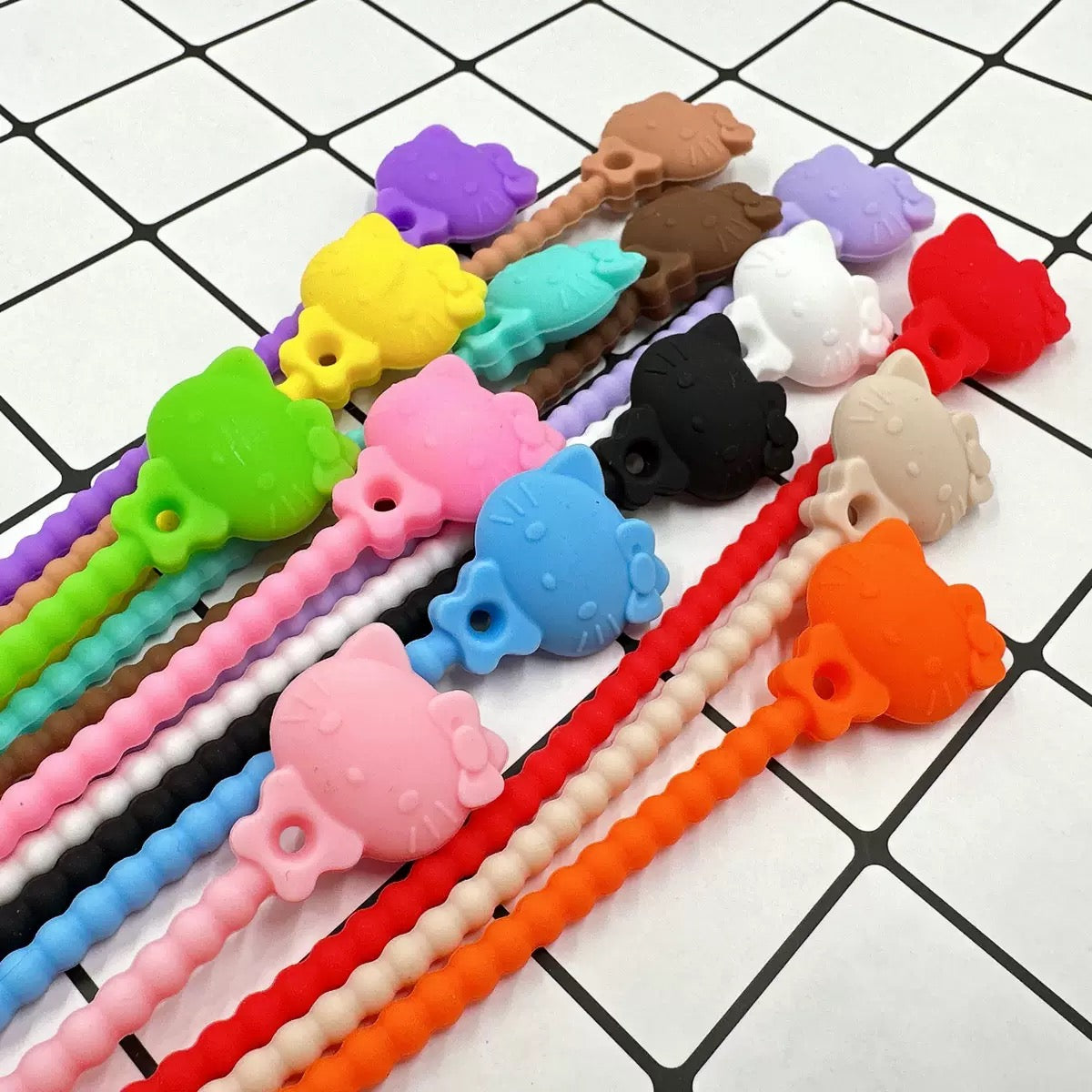 5pcs HelloKityドリップシリコンバンド