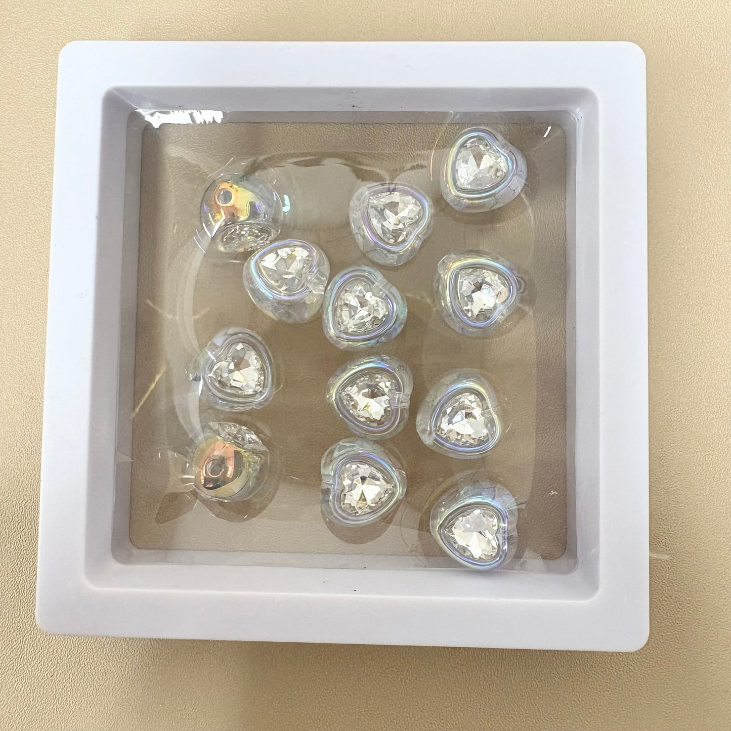 ダイヤモンドのビーズ12pcs