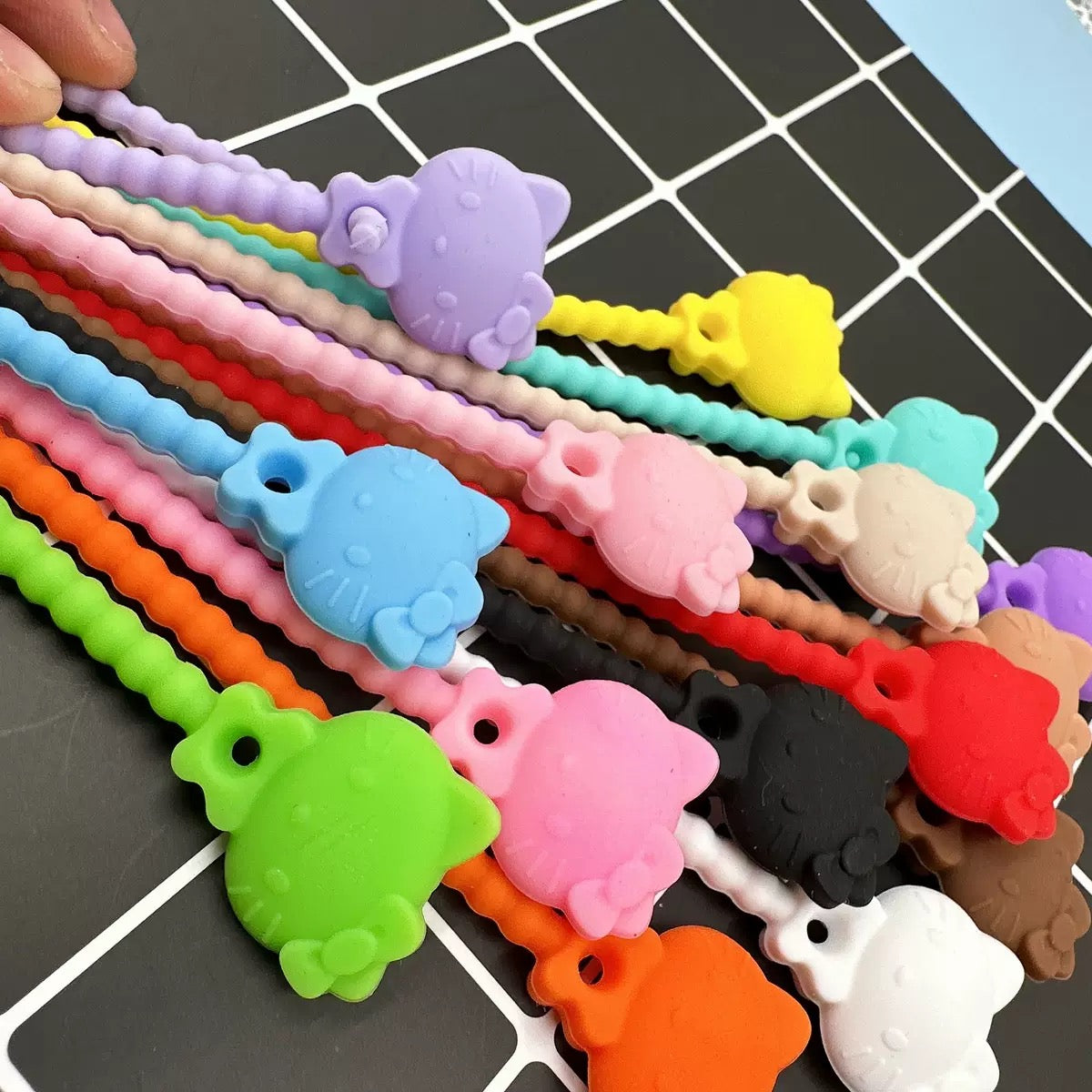 5pcs HelloKityドリップシリコンバンド