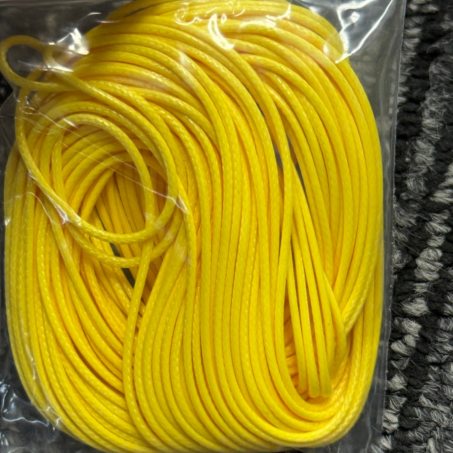 1-2mm/10m-5mワックス糸フェイクスキンひもビーズ材料