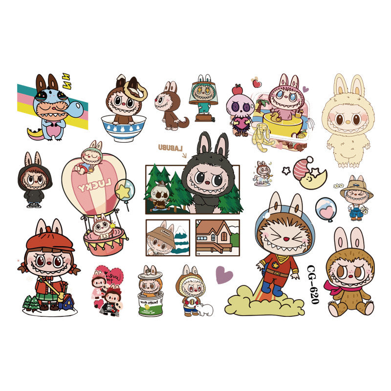 キャラクターのタトゥーシール