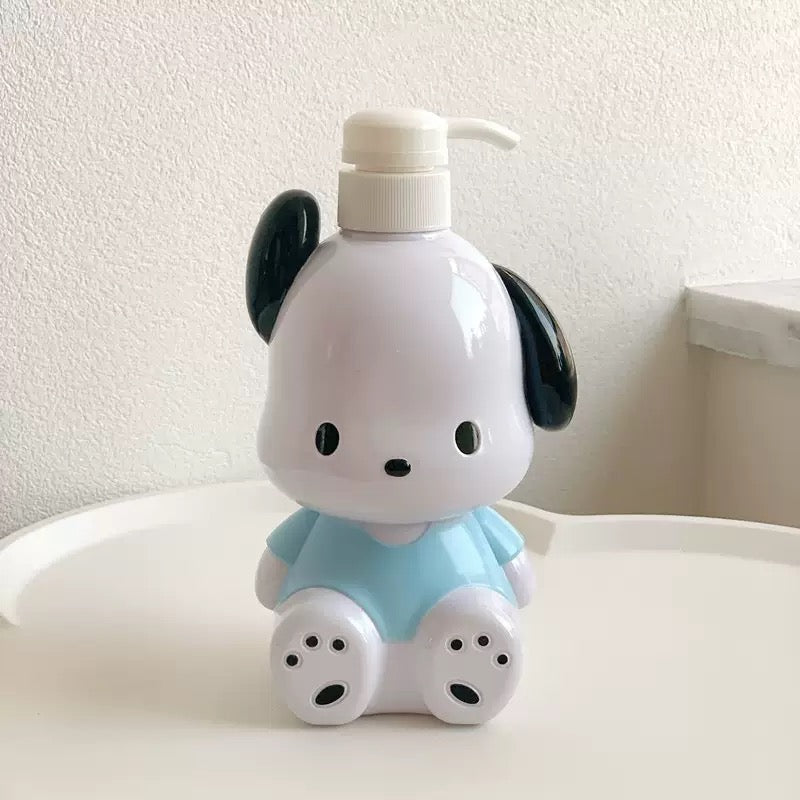 キャラクター押し式分割ボトル600ml