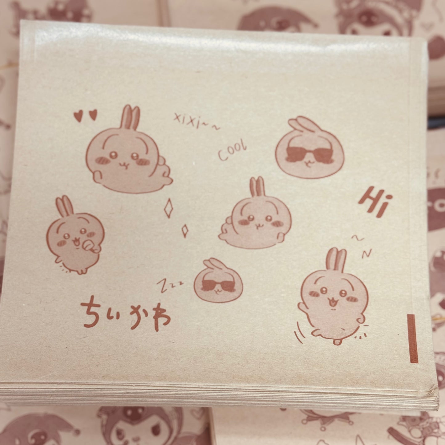 キャラクター入りの牛革製ペーパーギフトバッグ100pcs