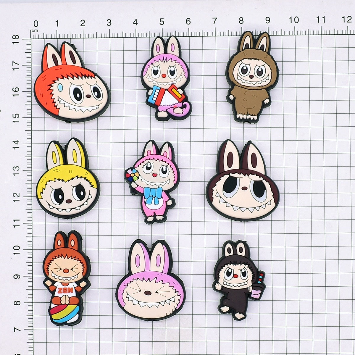 10pcsラブブシリーズビーズペンDIY焦玉アクセサリPVCソフトクリーム