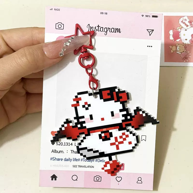 KT猫ピクセルキャラクター ペンダント