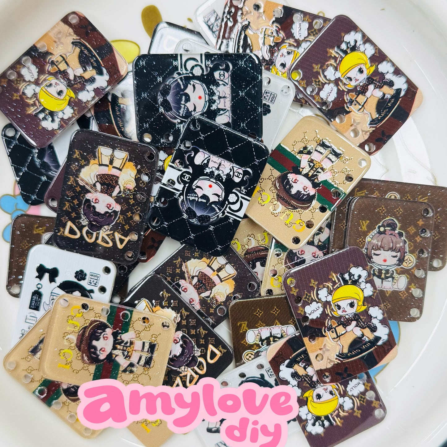 DIYアクリルの本10pcs(2種類のIPを選択できます)