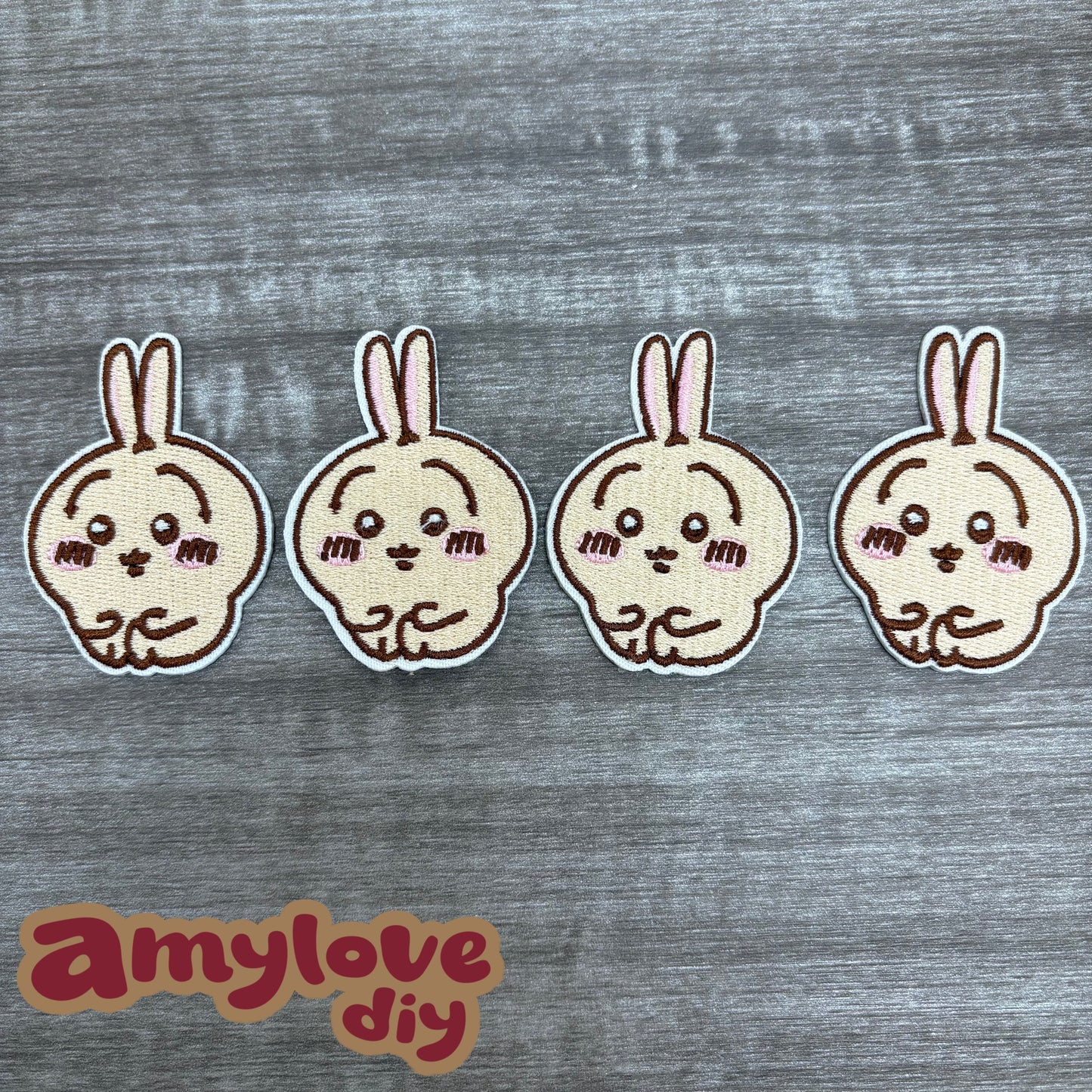 アニメ刺繍布貼りDIYパーツ