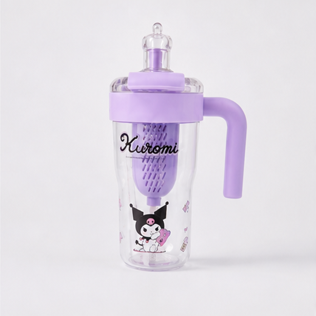 クロミ ハンドル付きダブルドリンクTritanタンブラー 800ml パープル
