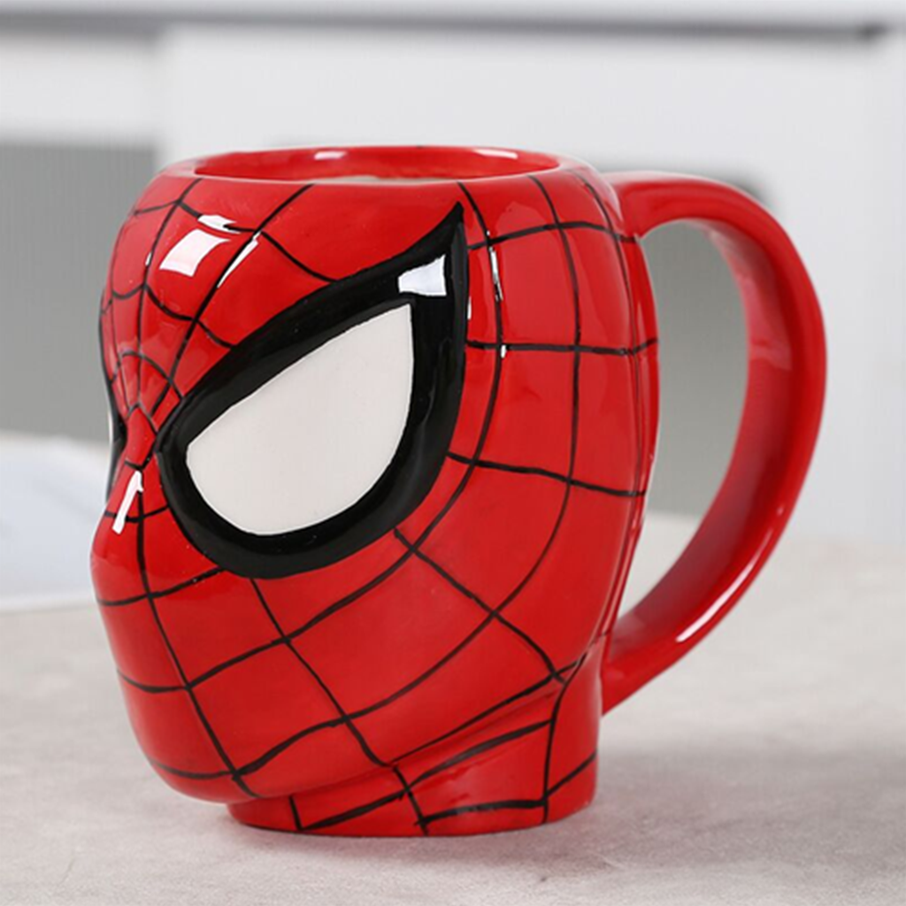 マーベル スパイダーマン 立体セラミックマグ レッド