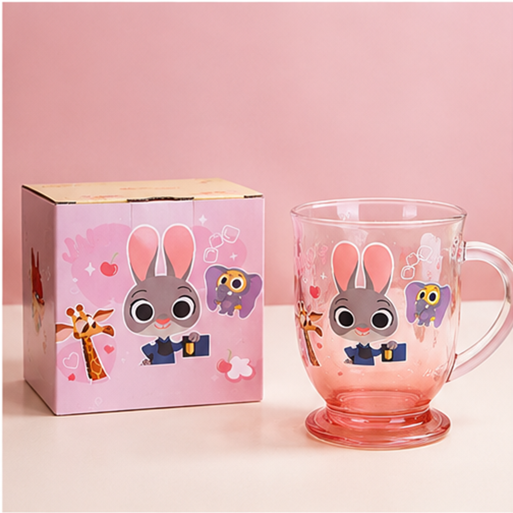 ディズニー ズートピア ジュディ 450ml グラデーションガラスマグ