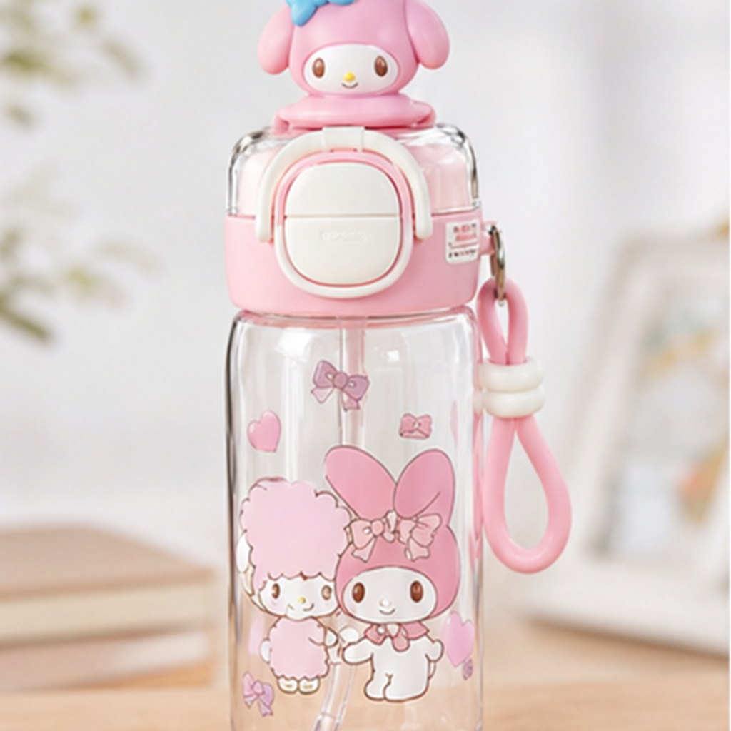 マイメロディ 525ml 2WAYストローボトル