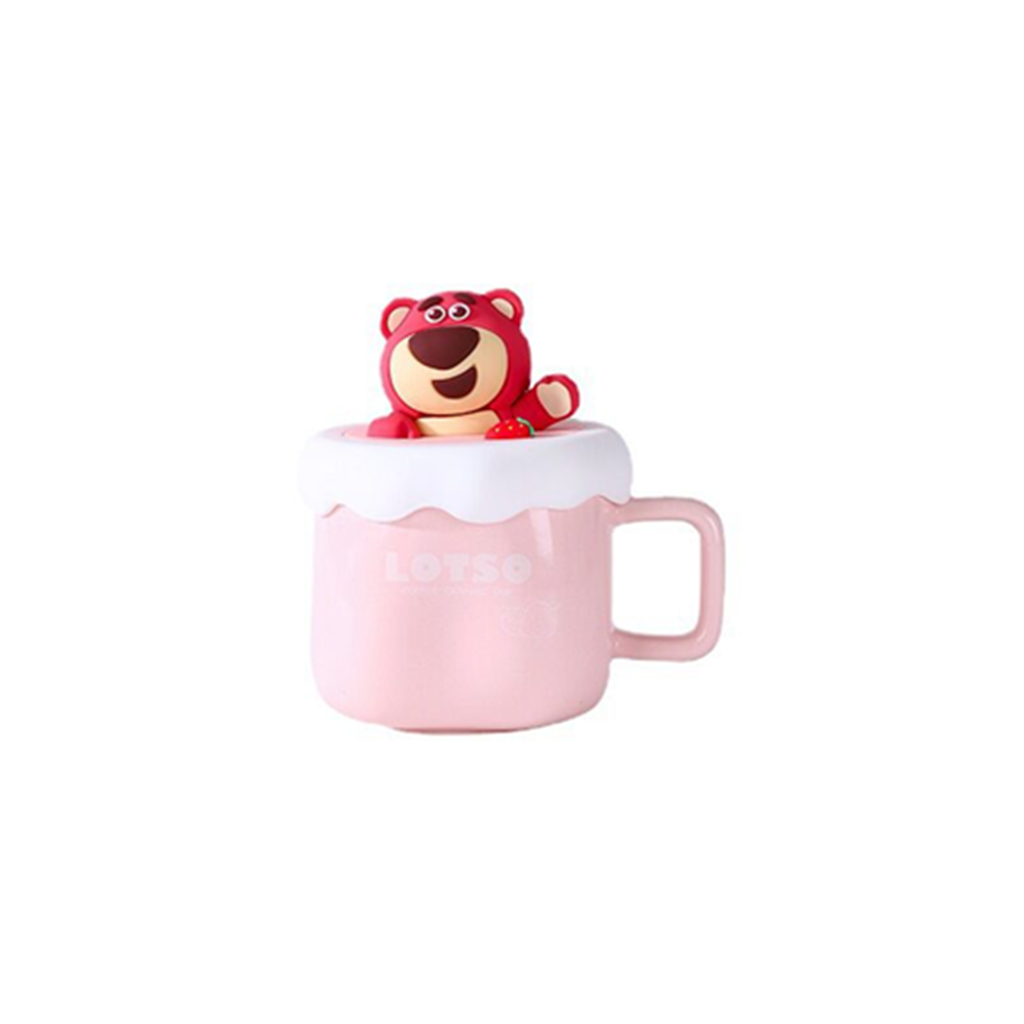 ロッツォ ふた付きセラミックマグ ギフトセット ピンク