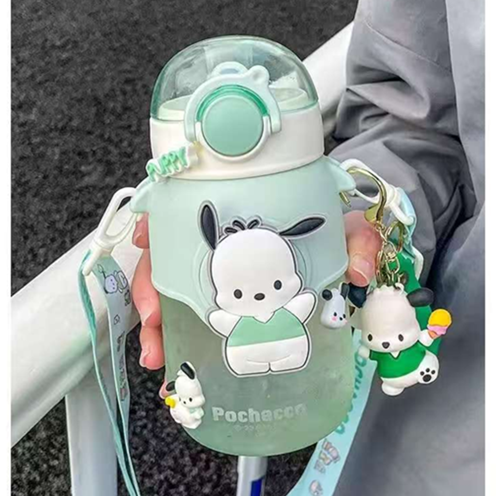 ポチャッコ ストロー付きTritanボトル 690ml ミント