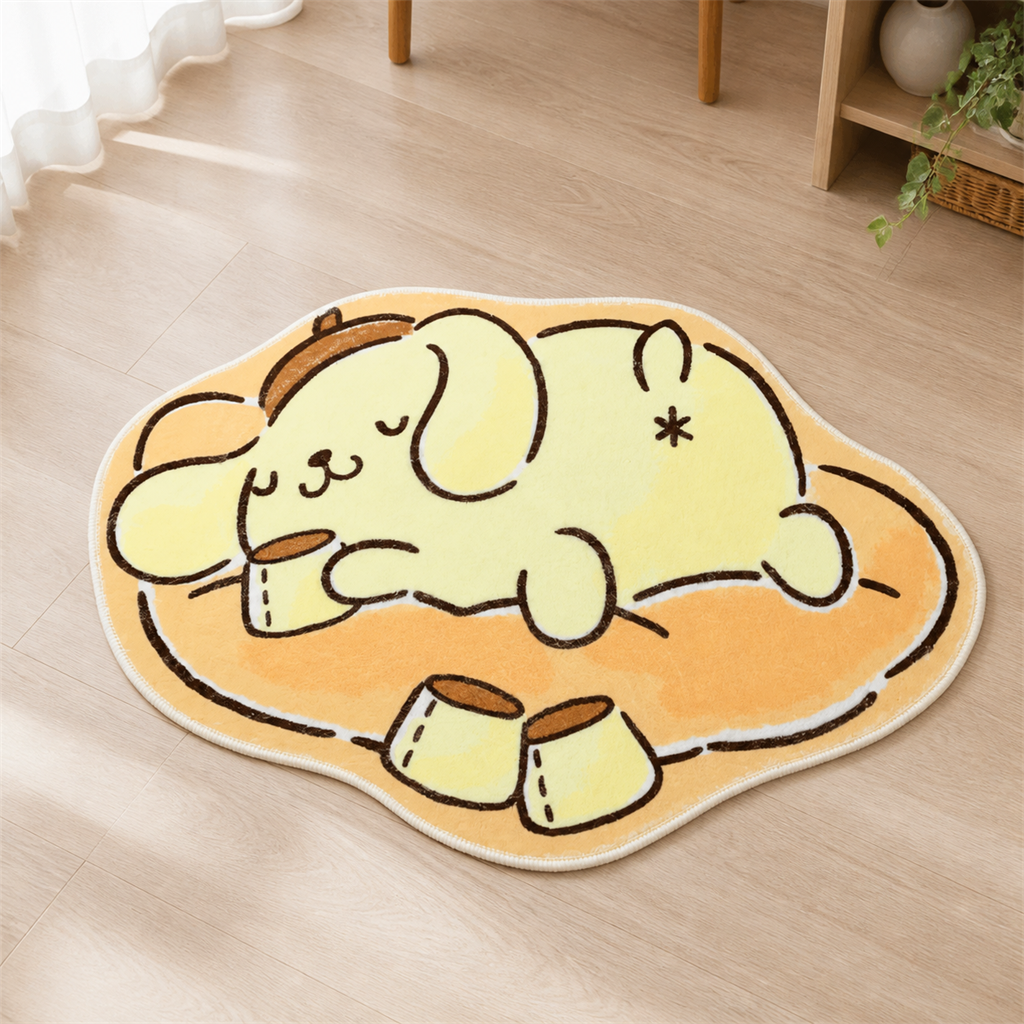 ハローキティ いちご柄ダイカットミニマット