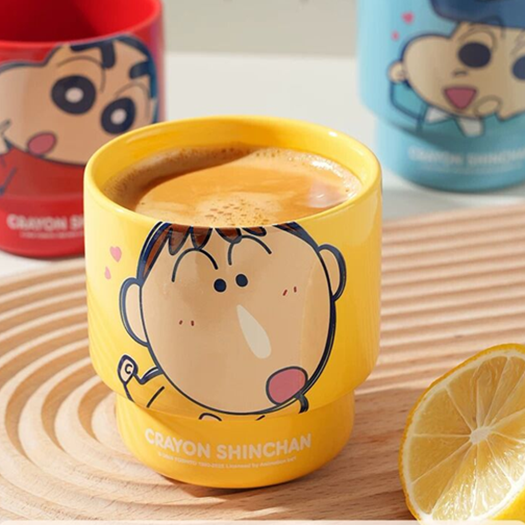 デイジーダック 立体バッジセラミックマグ 370ml ピンク