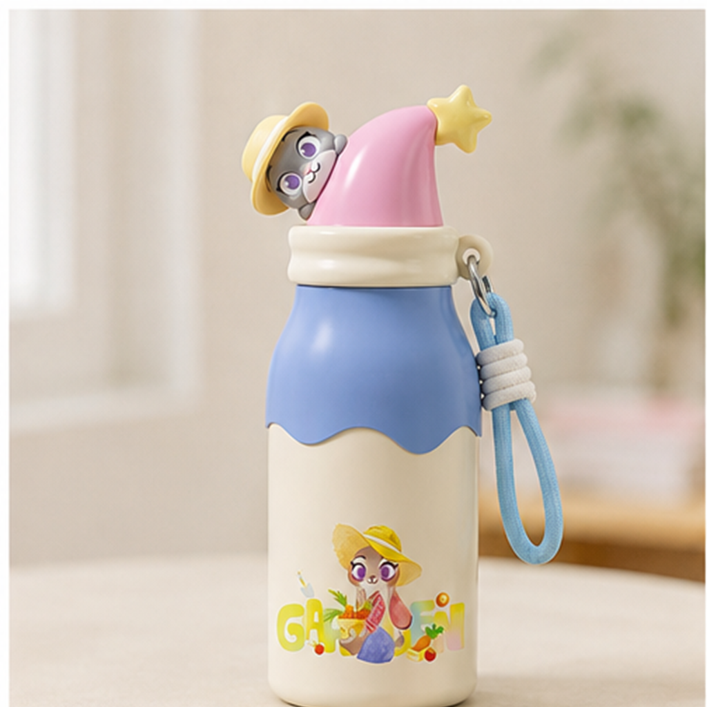 ディズニー ズートピア ジュディ 500ml 316ステンレス ストローボトル