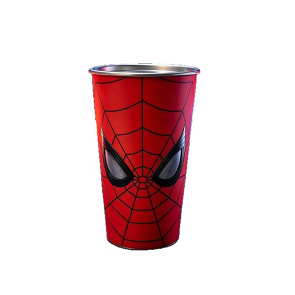 スパイダーマン 700ml 冷感カラーチェンジタンブラー ふた・ストロー付き
