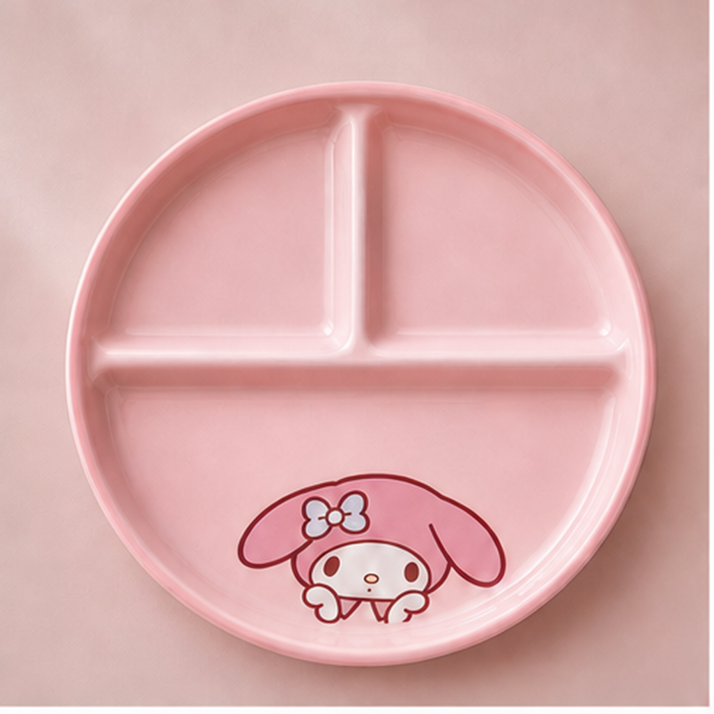 マイメロディ フェイス型セラミックプレート 26.3cm
