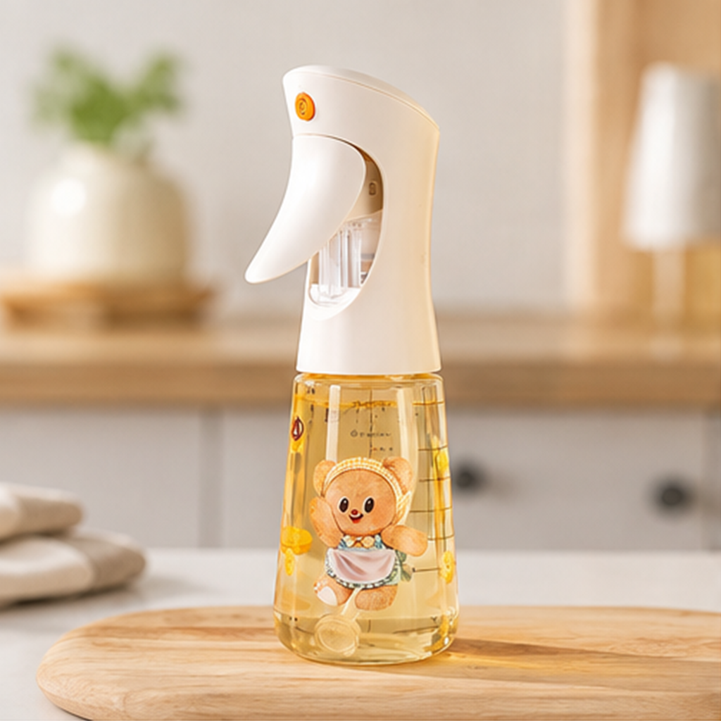 Butterbear 200ml オイルスプレーボトル ミルクホワイト