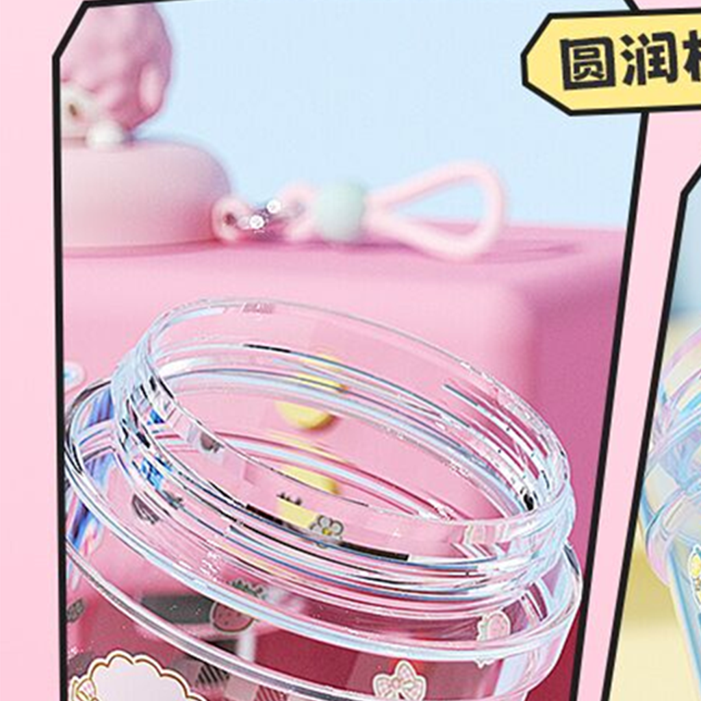 サンリオ マイスウィートピアノ 400ml Tritan ストローボトル ピンク