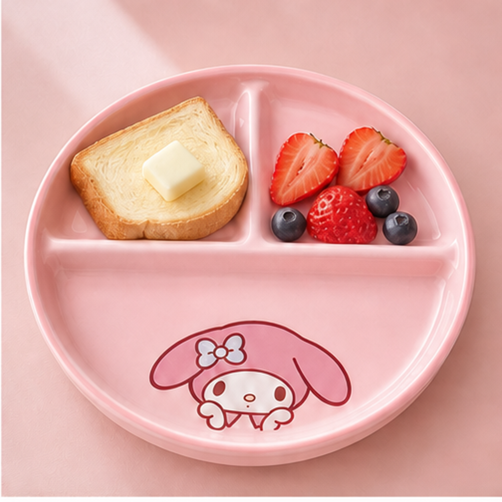 マイメロディ フェイス型セラミックプレート 26.3cm