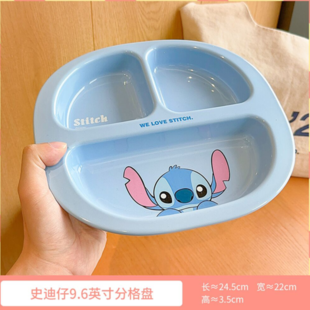 スティッチ 3つ仕切りセラミックプレート 24.5cm