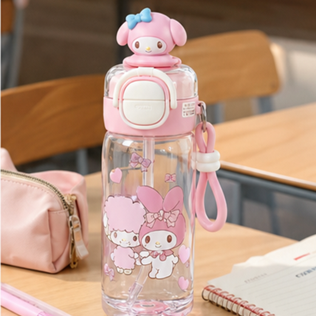 マイメロディ 525ml 2WAYストローボトル