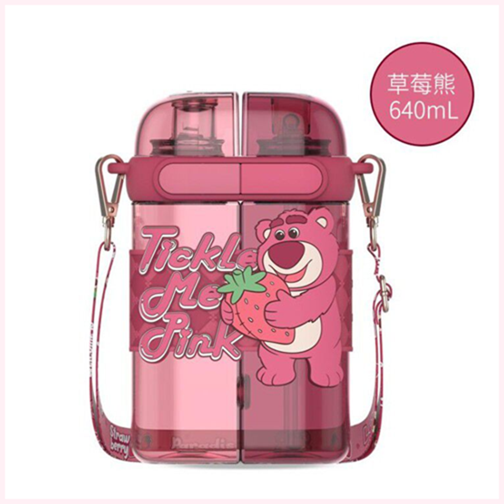 ディズニー ロッツォ 640ml 2WAYストロー＆直飲みボトル ピンク