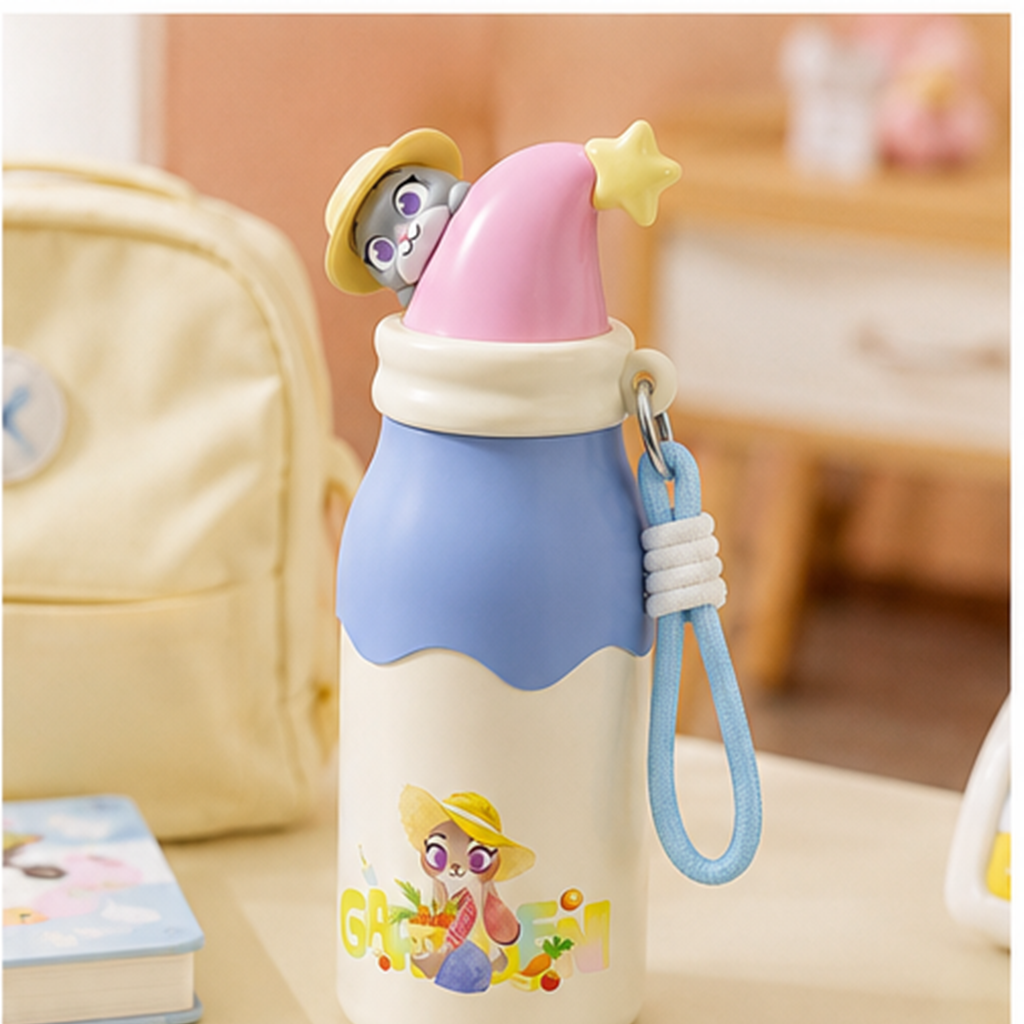 ディズニー ズートピア ジュディ 500ml 316ステンレス ストローボトル