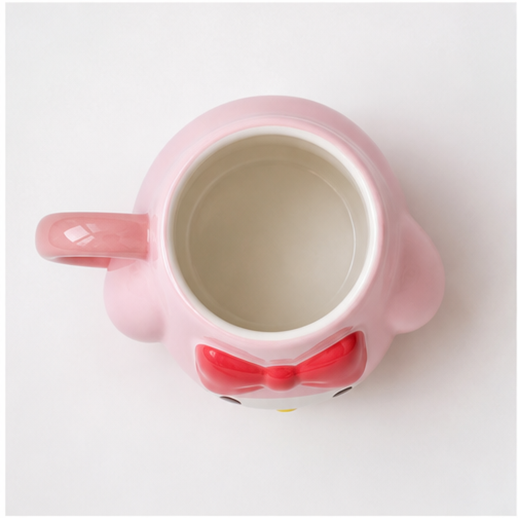 マイメロディ フェイス型陶器マグ 380ml