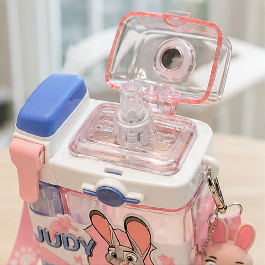 ディズニー ズートピア ジュディ 2室分離 2WAYストローボトル ピンク