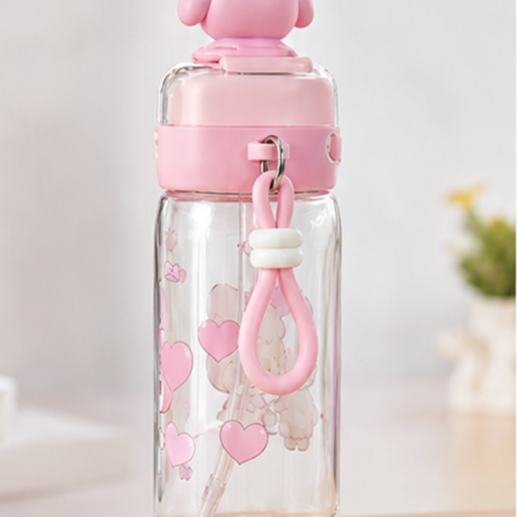 マイメロディ 525ml 2WAYストローボトル