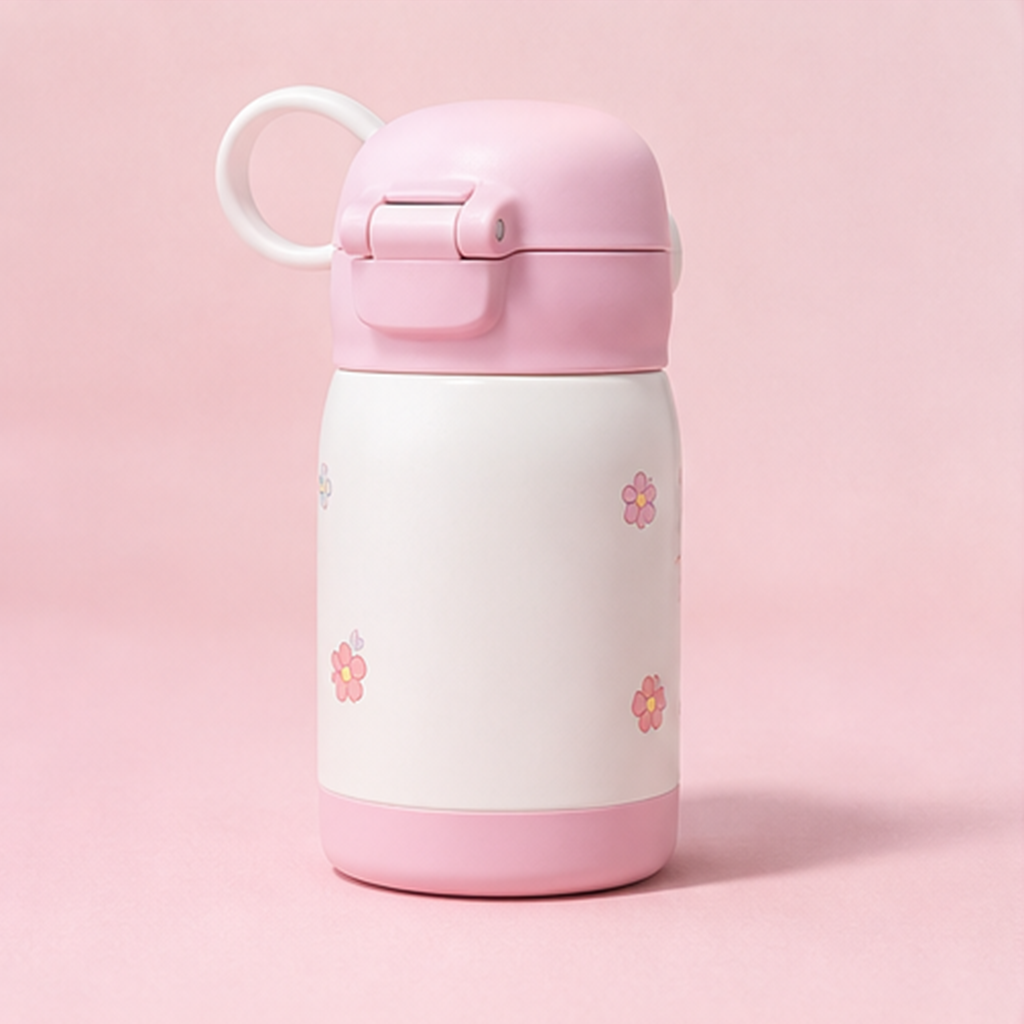 ハローキティ 220ml ミニ2WAYステンレスボトル ストロー付き