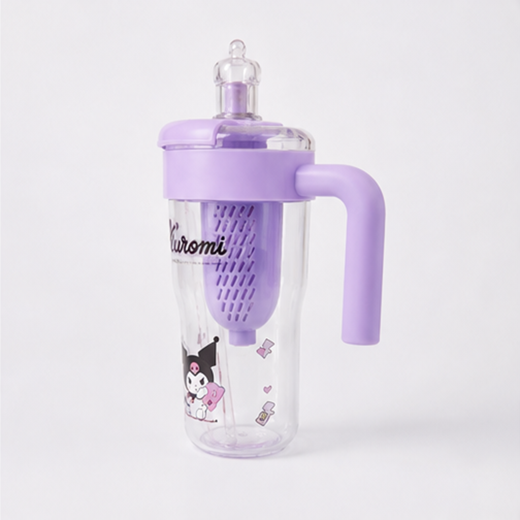 クロミ ハンドル付きダブルドリンクTritanタンブラー 800ml パープル